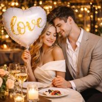 Product Love Glitter Heart Balloon