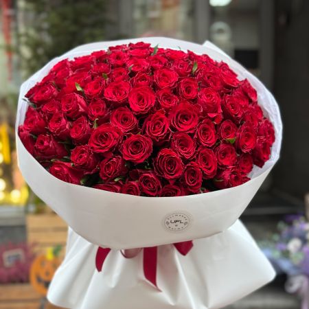 Bouquet 101 red roses Kenia