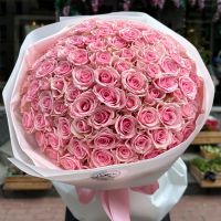 Bouquet 101 pink roses Kenia