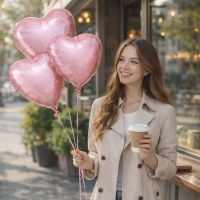 Product 3 foil hear balloons