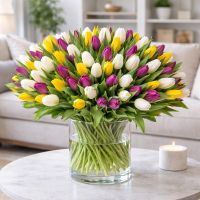Bouquet 101 tulips