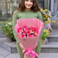jumilia rose (15 pcs.), packaging, ribbon