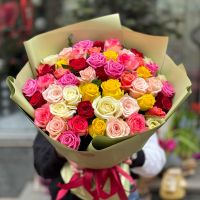 yellow rose, packaging, ribbon