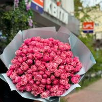 rose (51 pcs.), packaging, ribbon