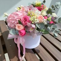 Bouquet Pink flower box