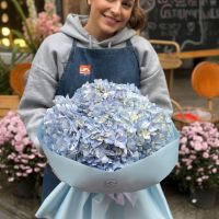 Bouquet Bouquet of blue hydrangeas 7pcs