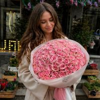 Bouquet 101 pink roses Kenia