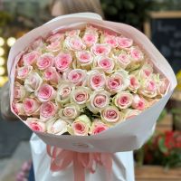 Bouquet 51 pink roses Kenia