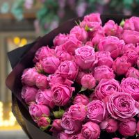 Bouquet 35 pink peony spray roses