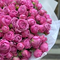 Bouquet Bouquet of peony roses 51 pcs