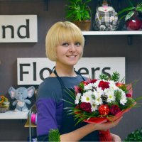 Christmas bouquet from florist Masha. Order and free delivery