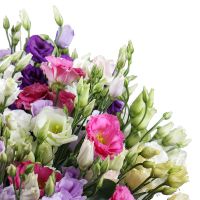 Bouquet 101 multicolored eustoma