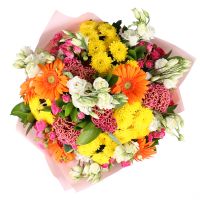 Bouquet Bright Mix of 25 Flowers