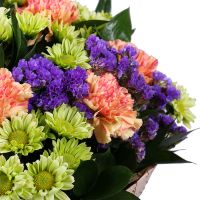 Bouquet mix of colorful flowers with delivery