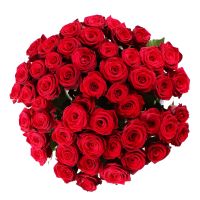rose (50 pcs., packaging, ribbon)