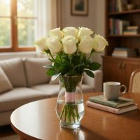 Bouquet 7 white roses