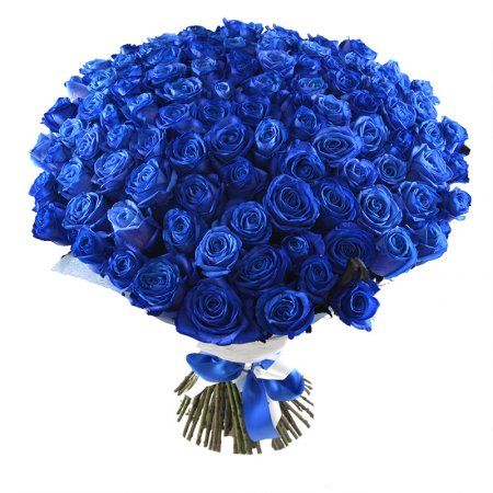 Bouquet of 101 blue rose with delivery